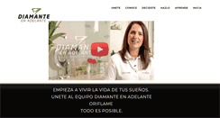 Desktop Screenshot of diamante-enadelante.com