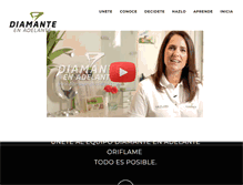 Tablet Screenshot of diamante-enadelante.com